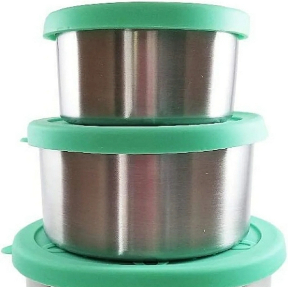 3 Piece Stainless Steel Containers Set - Picture 3 of 7